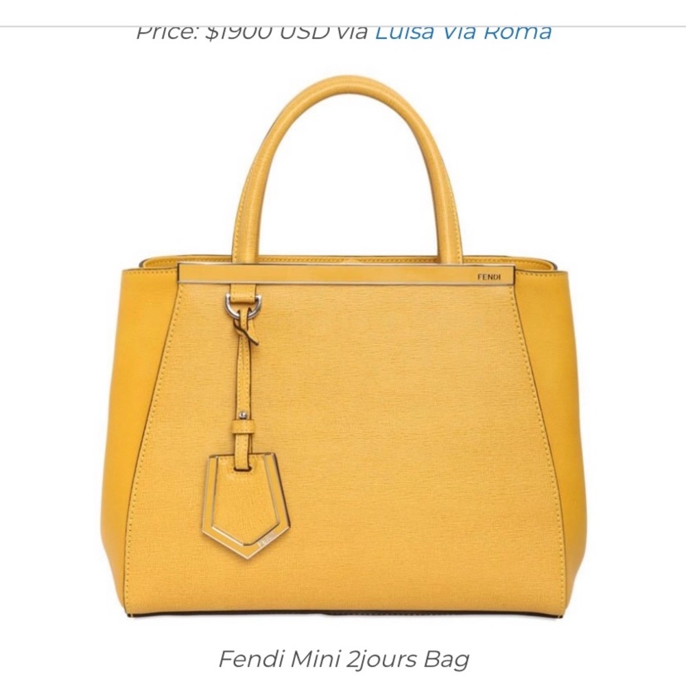 Authentic Fendi Petite '2Jours' Bag